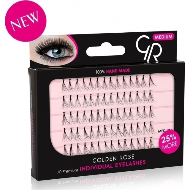 GOLDEN ROSE Individual Eyelashes - Medium